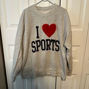 Abercrombie & Fitch Soft AF I ❤️ Sports Crewneck